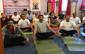 On June 22, the Embassy of India, in collaboration with VHP Norway, celebrated the International Day of Yoga 2019
